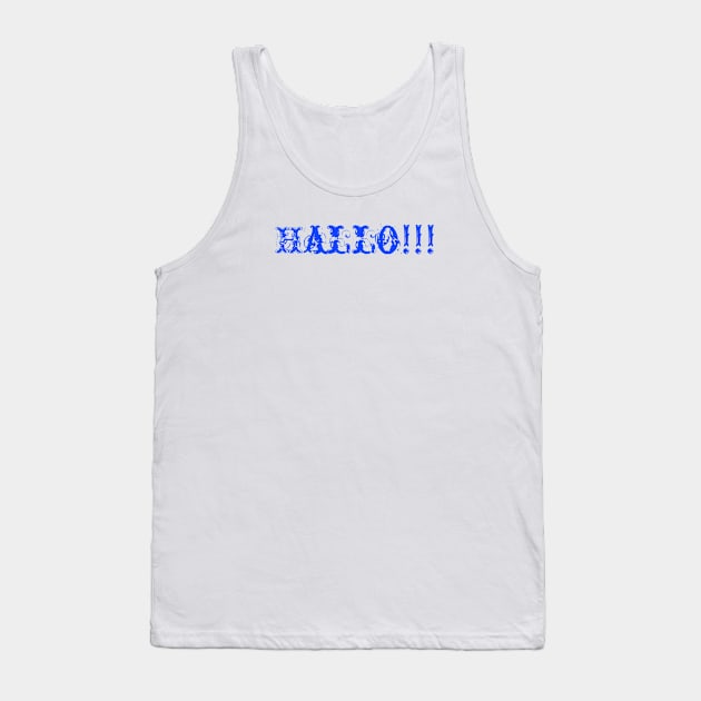 Hallo Tank Top by Taadita